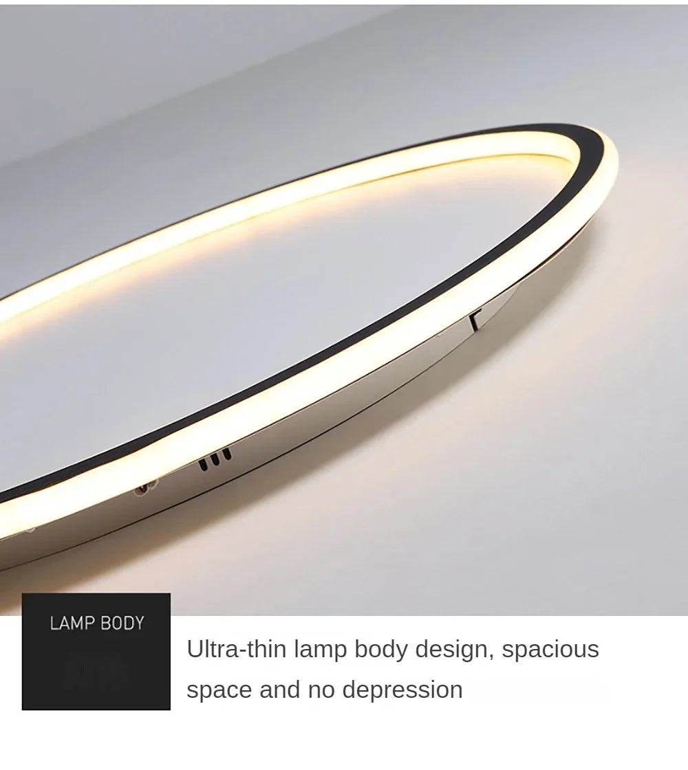 Nordic Minimalist LED Ceiling Light – Round, 20/30 cm, 3 Colors