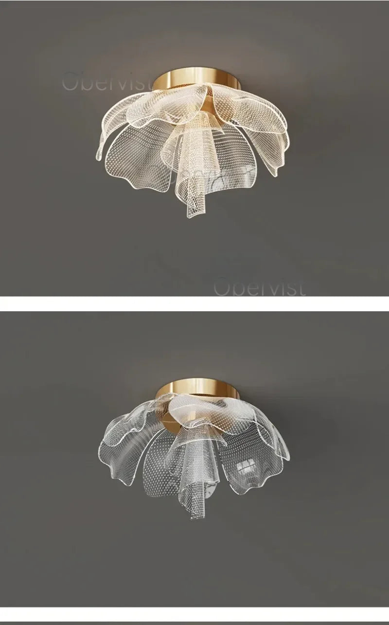 Luxury Flower Design LED Ceiling Light – 35, 45 or 55cm | Dimmable