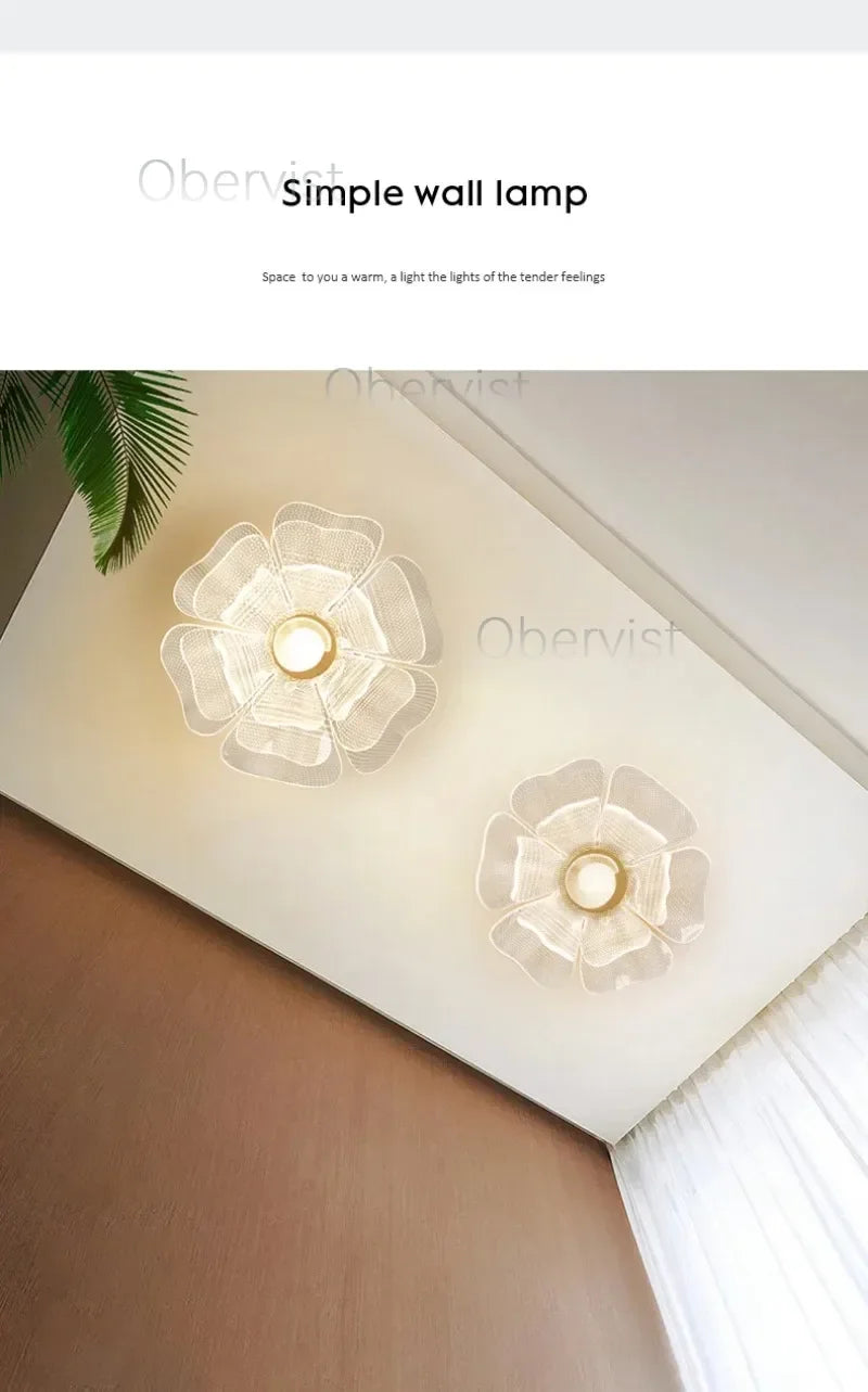Luxury Flower Design LED Ceiling Light – 35, 45 or 55cm | Dimmable