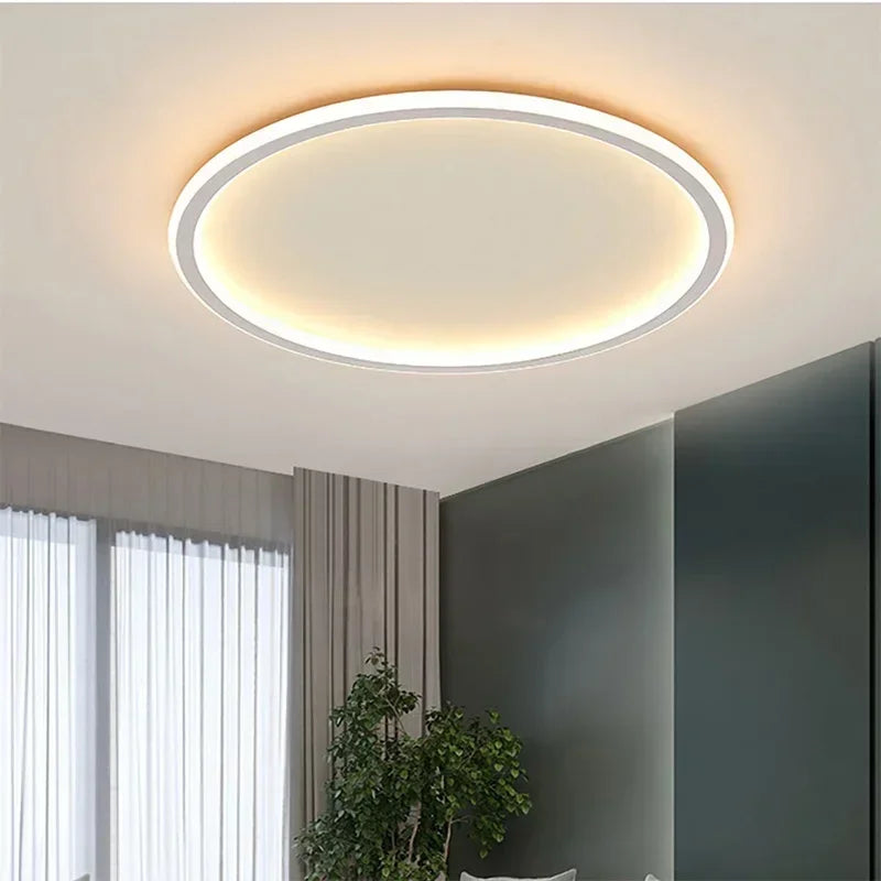 Nordic Minimalist LED Ceiling Light – Round, 20/30 cm, 3 Colors