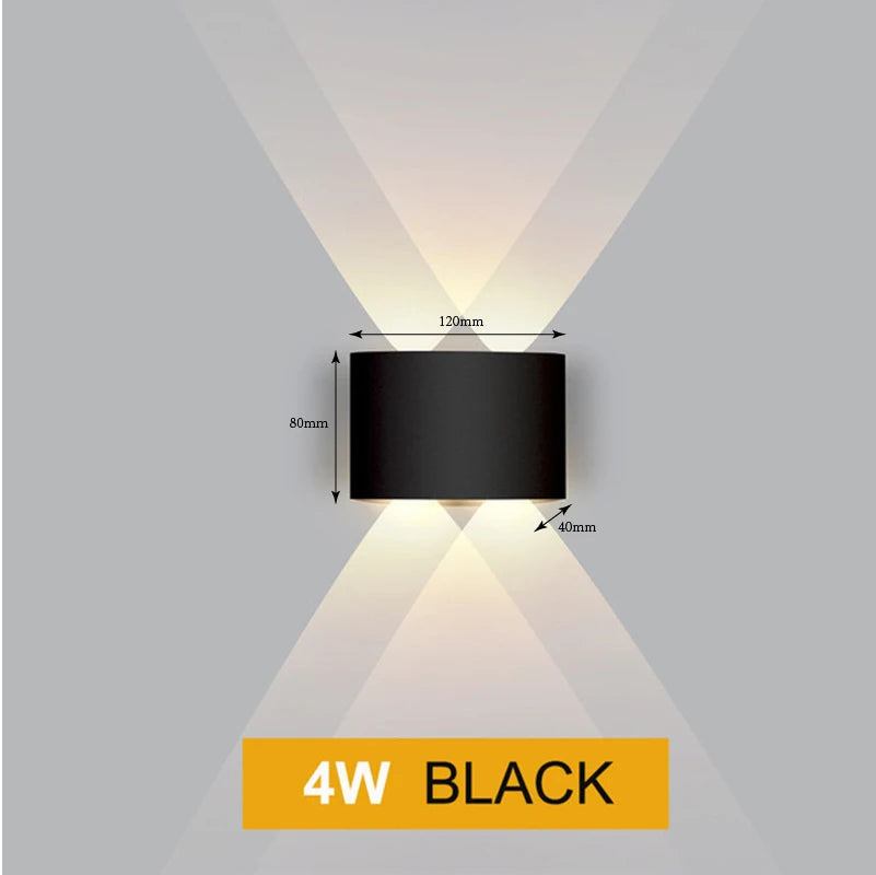 Aluminium-LED-Wandleuchte | Up & Down | IP65 | 2W–12W