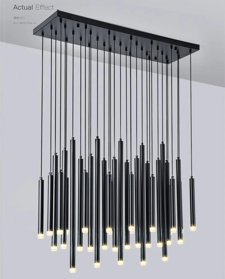 Modern LED Sputnik Chandelier – Smart Dimmable, 9–33 Heads