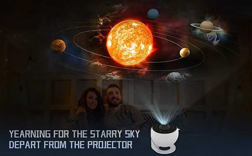 13-in-1 Planetarium Galaxy Projector – HD, 360°, 70m² Coverage, USB