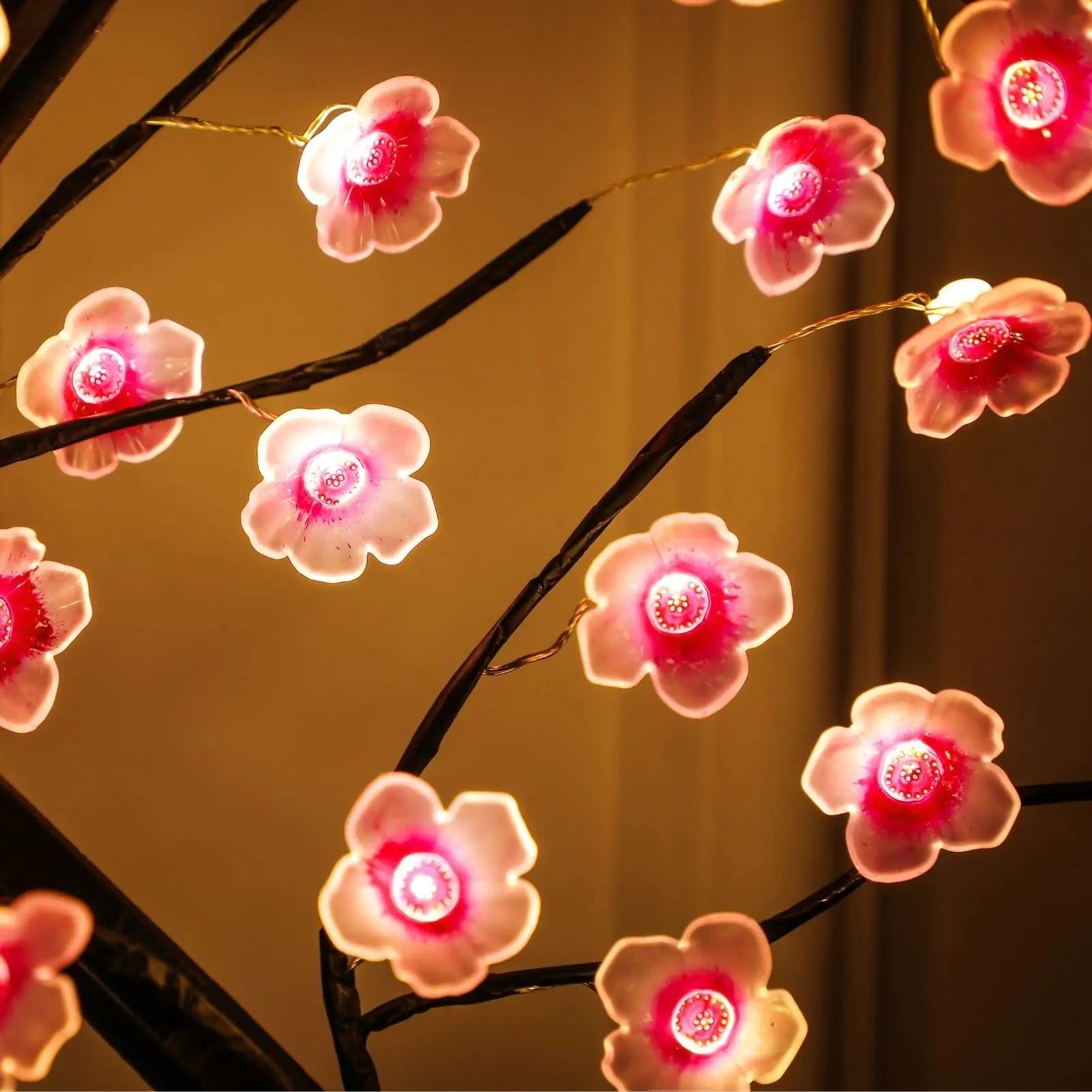 Kirschblüten-Bonsai-Nachtlicht — LED-Baumlampe mit Berührungssensor