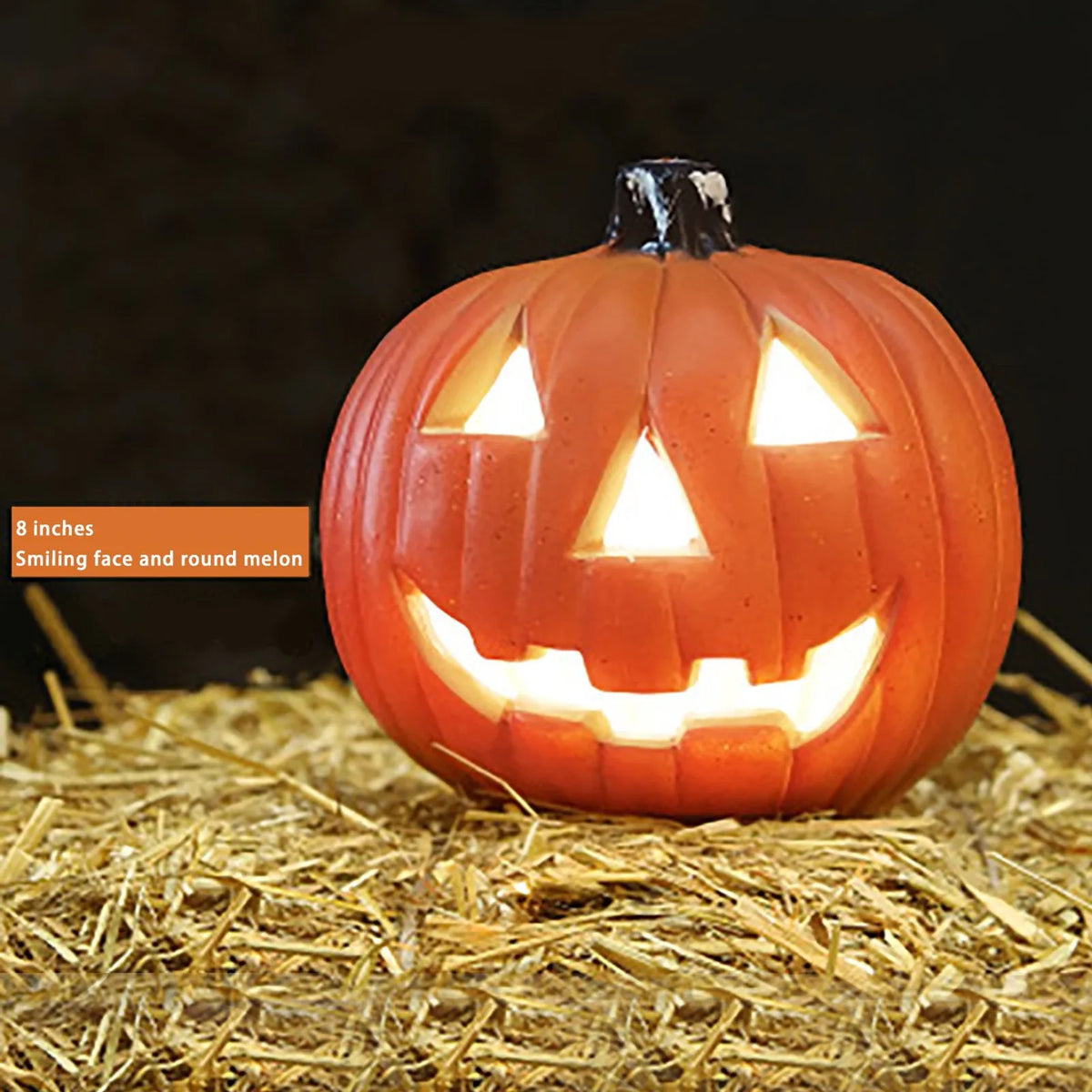 Halloween Light-Up Pumpkin Lantern – Jack-o’-Lantern Decoration