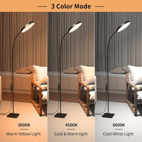 Flexible LED-Stehleuchte mit Schwanenhals — Dimmbare Lese- & Standleuchte