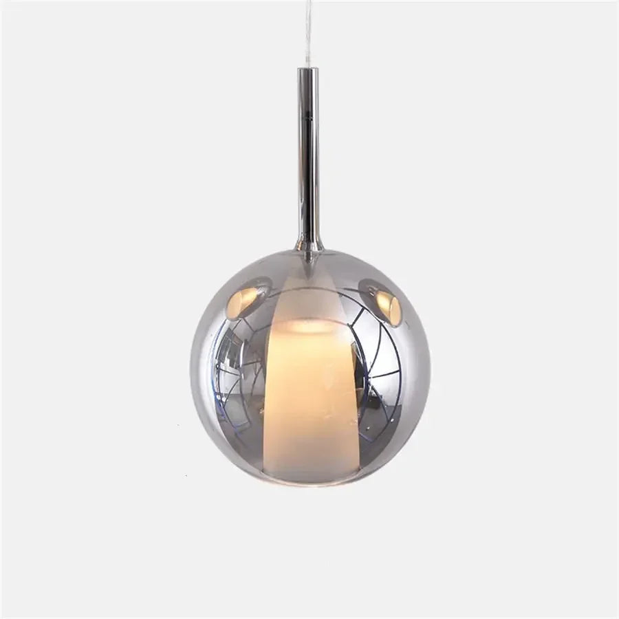 Glass Penta Glo LED Pendant Light – 15, 20 or 25cm | 4 Colours