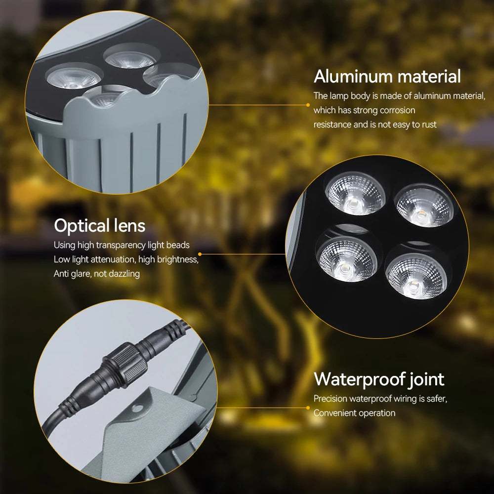 IP65 LED Baum-Anstrahler – Außenleuchte für Garten und Landschaft