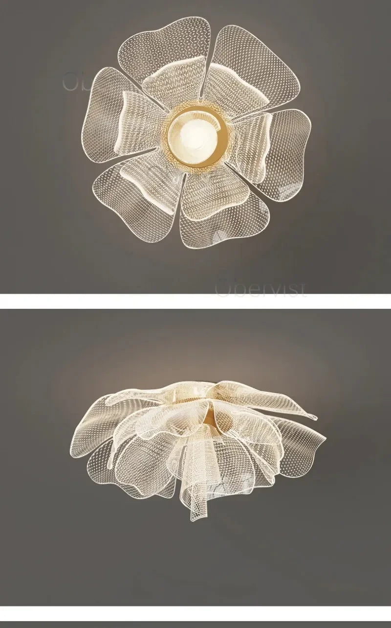 Luxury Flower Design LED Ceiling Light – 35, 45 or 55cm | Dimmable