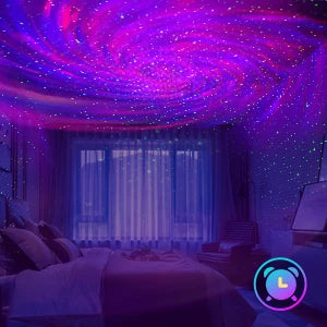 Stars Galaxy Projector Night Light – USB, Atmosphere Lamp for Bedroom & Living Room