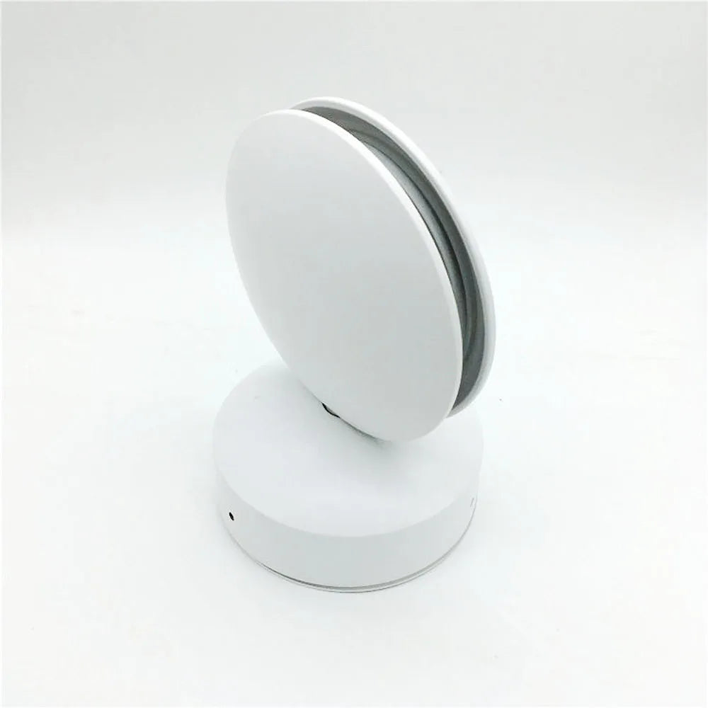 360° Rotating LED Wall & Ceiling Lamp – Warm & Cool White, Black & White