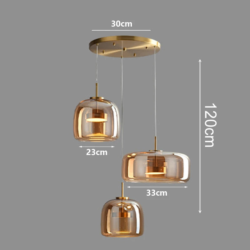 Modern LED Pendant Chandelier – Multi-Style Smart Lighting