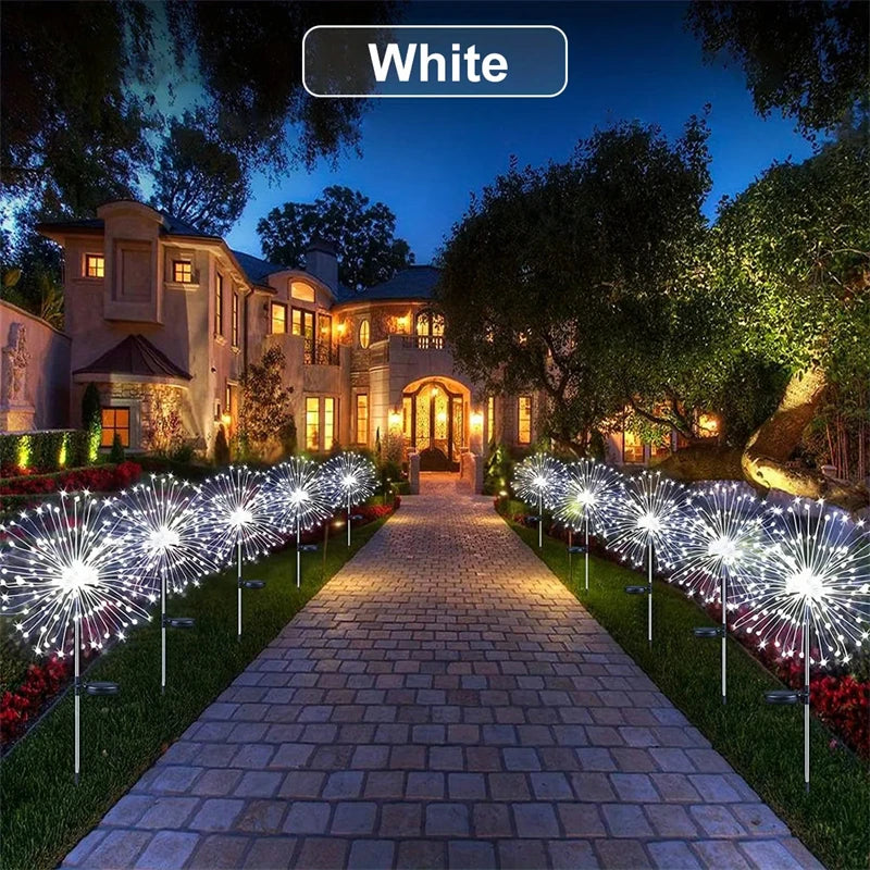 Solar-Feuerwerk-Licht – Garten- & Feiertags-Lichterkette für Draußen