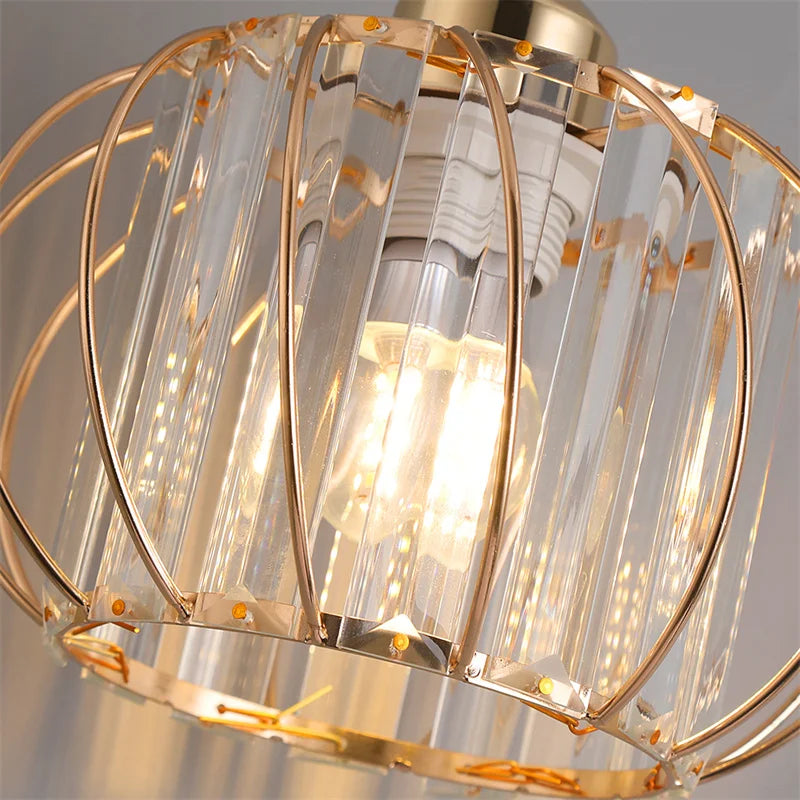 Creative Crystal LED Chandelier Pendant Lamp – E14 Hanging Light