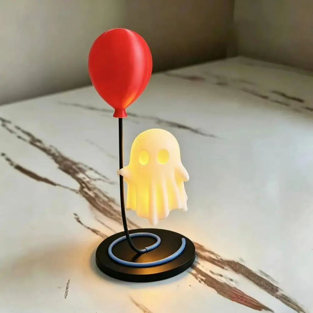 Halloween Ghost Balloon Night Light – 16 cm