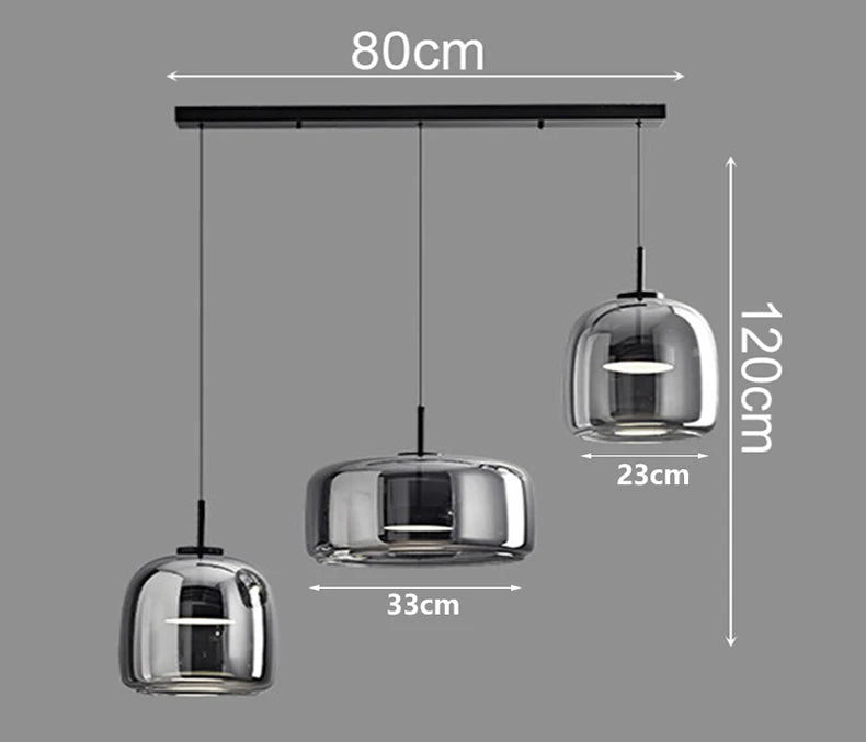 Modern LED Pendant Chandelier – Multi-Style Smart Lighting