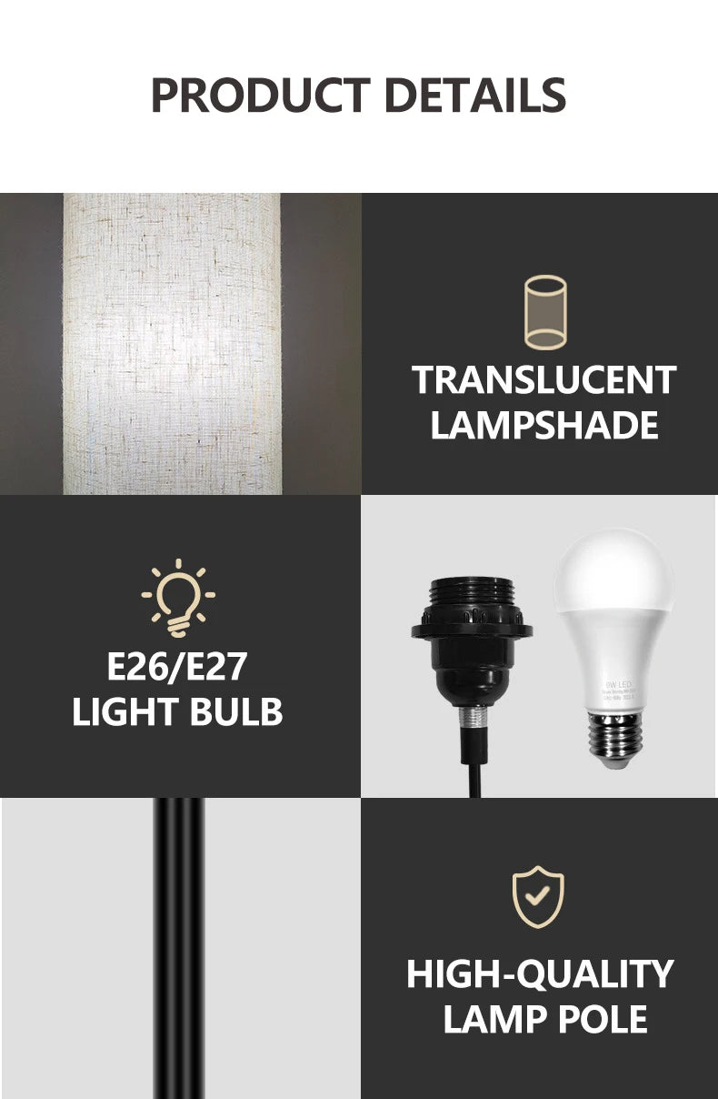 RGBW Smart Stehleuchte – Musik-Synchronisierung, Bluetooth- & App-Steuerung