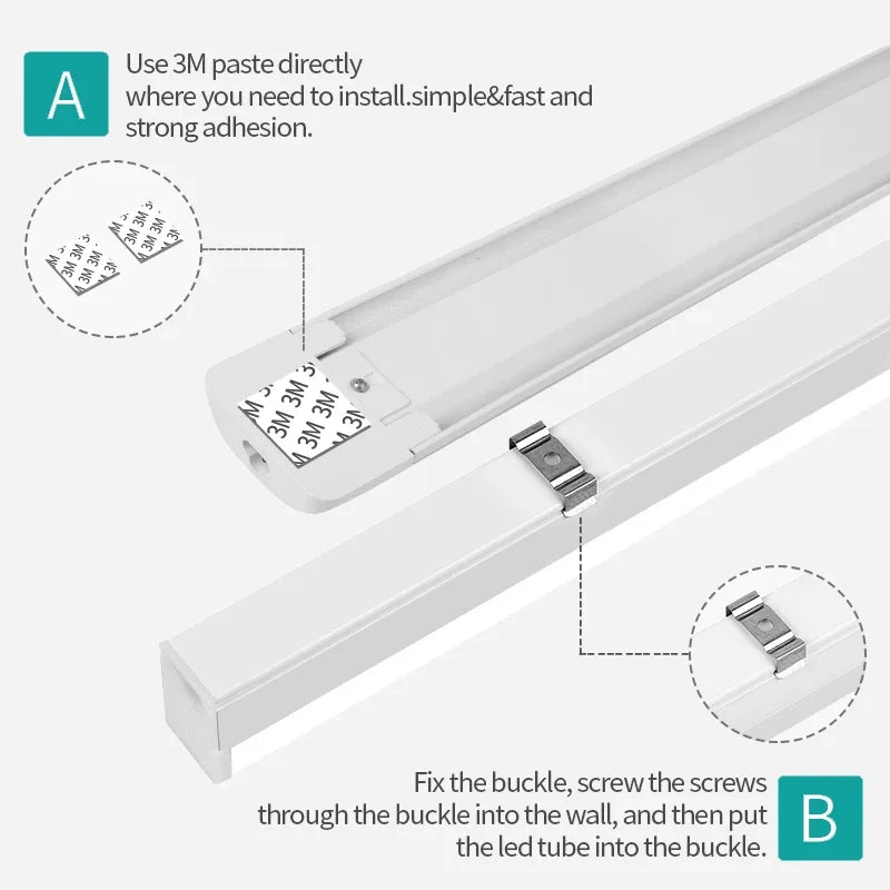 Super Bright LED Under Cabinet Light – Kitchen Tube Light