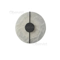 Alabaster Marble LED Wall Sconce – 20cm, Gold & Black, 3 Colour Temps
