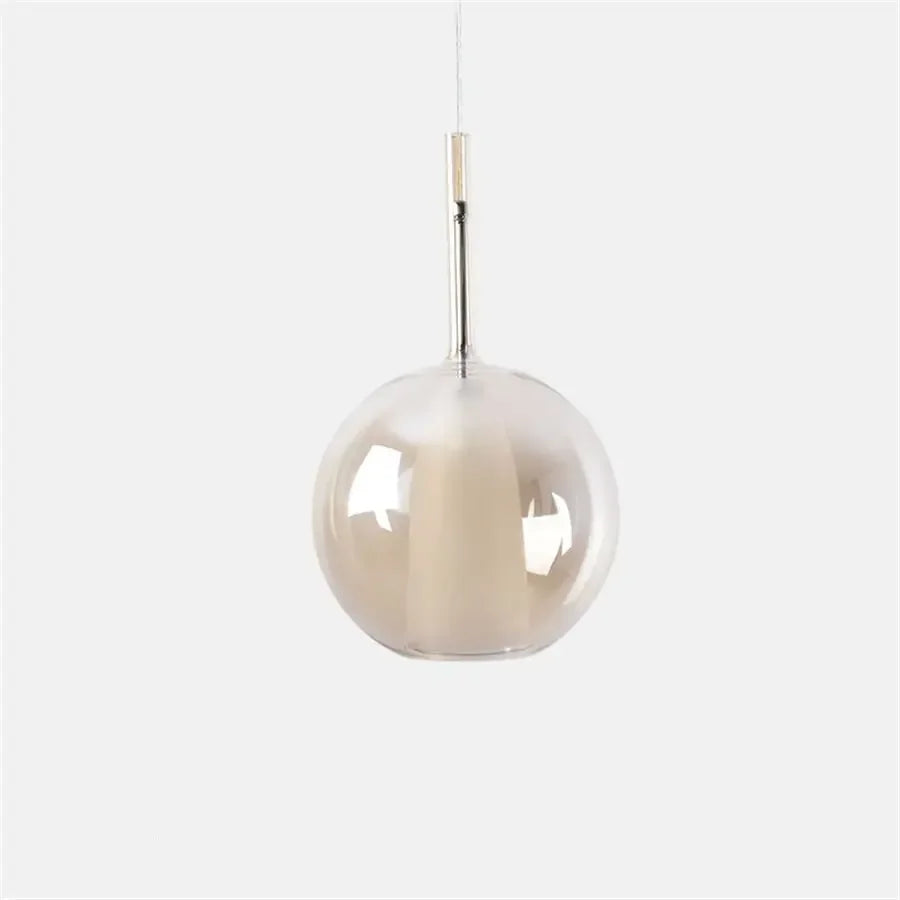 Glass Penta Glo LED Pendant Light – 15, 20 or 25cm | 4 Colours