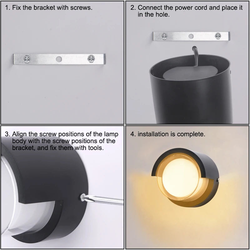 IP65 LED Outdoor Wall Light – Waterproof Porch & Garden Lamp