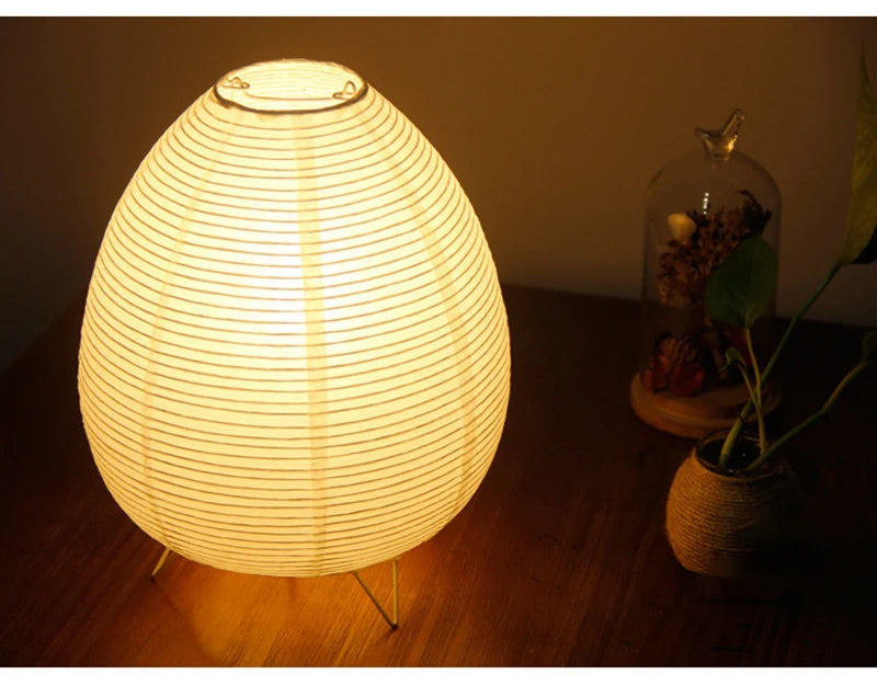 Wabi Sabi LED stolna svjetiljka – nordijski papirnati sjenilo | AlohaHome