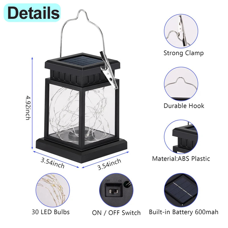 Solar Palace Lantern – Outdoor Hanging Solar Light