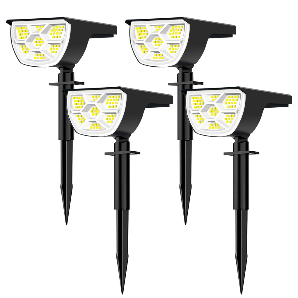 Solar-Landschaftsstrahler | 68–72 LEDs | 3 Modi | IP65