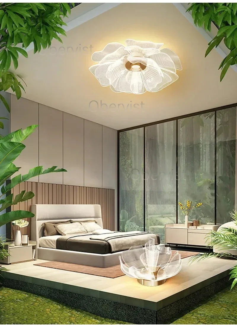 Luxury Flower Design LED Ceiling Light – 35, 45 or 55cm | Dimmable