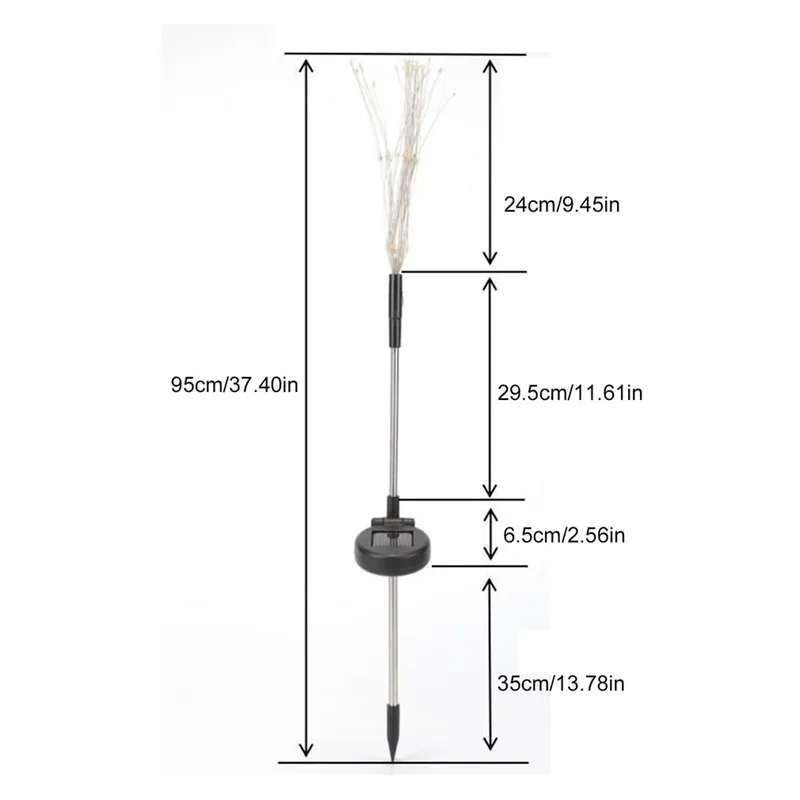 Solar-Feuerwerk-Licht – Garten- & Feiertags-Lichterkette für Draußen