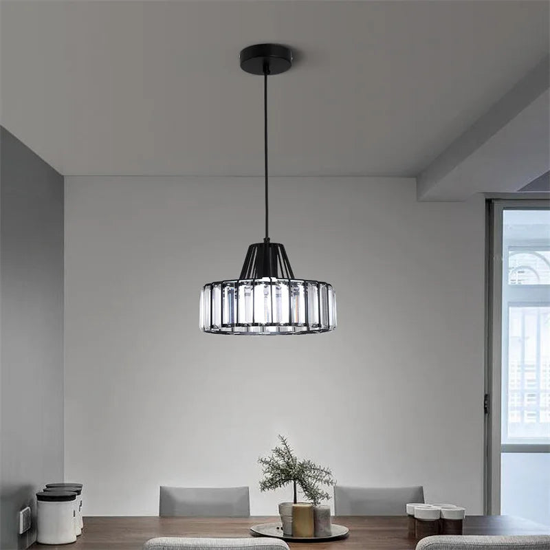 Creative Crystal LED Chandelier Pendant Lamp – E14 Hanging Light