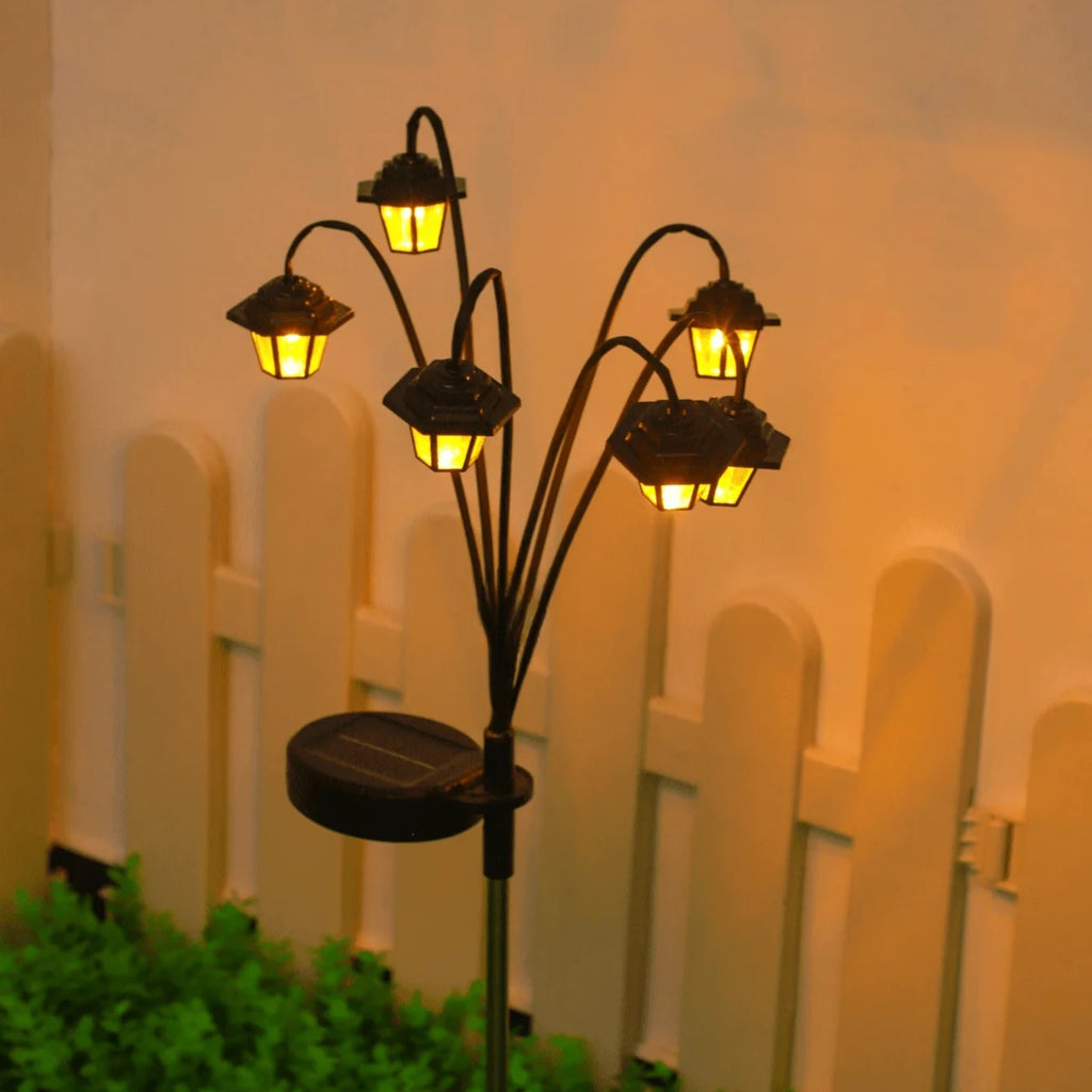 Solar Retro Lantern – Vintage Garden & Courtyard Street Lamp