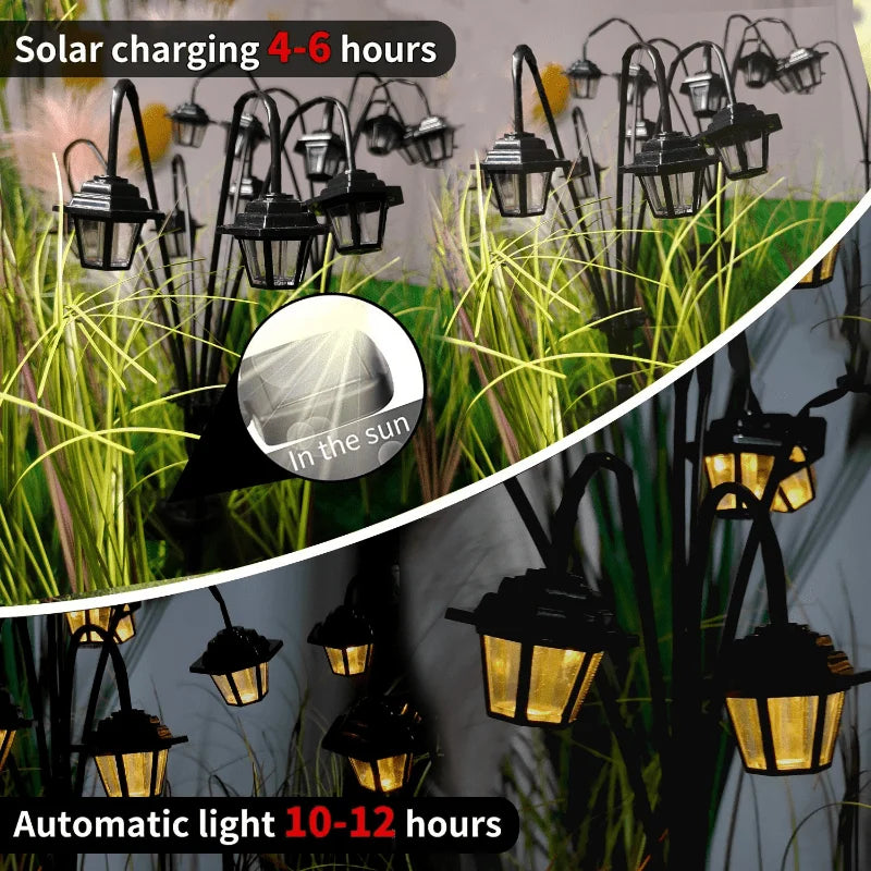 Solar-Retro-Laterne – Vintage Garten- & Hof-Straßenlaterne