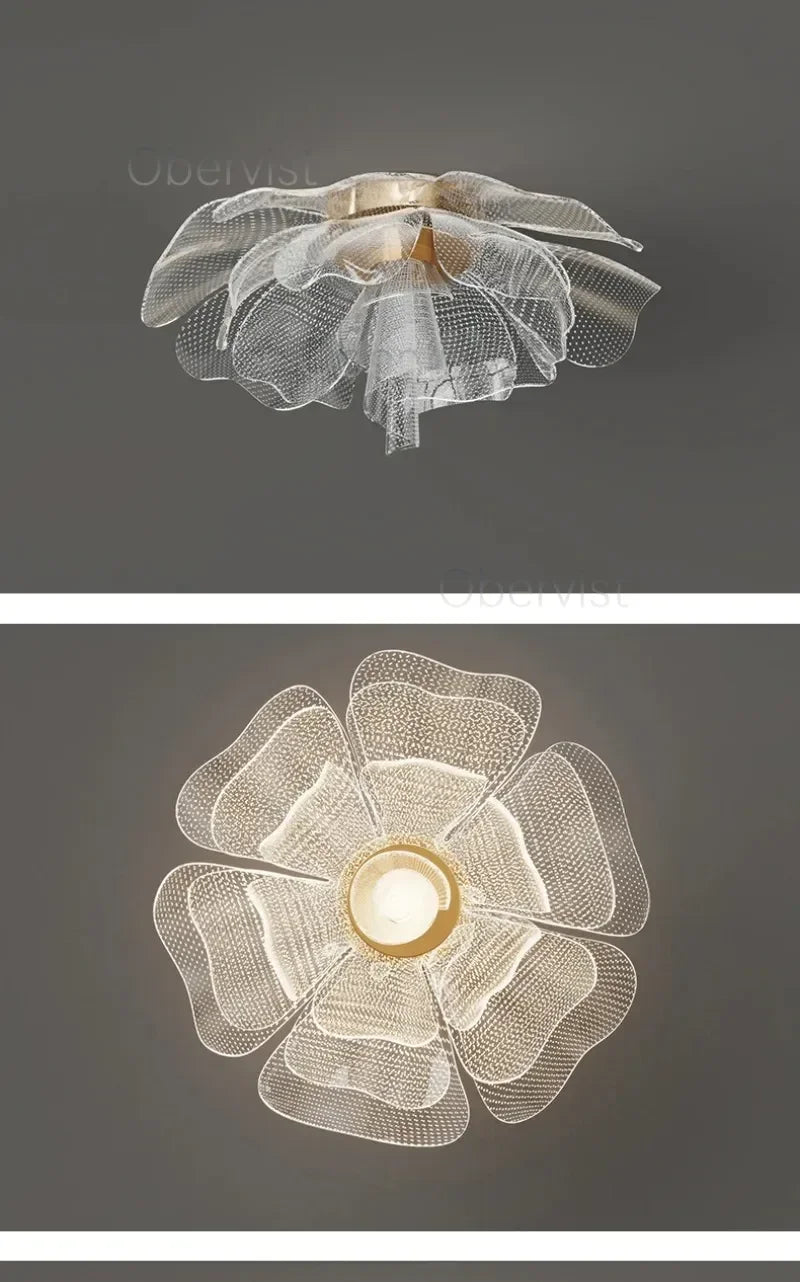 Luxury Flower Design LED Ceiling Light – 35, 45 or 55cm | Dimmable