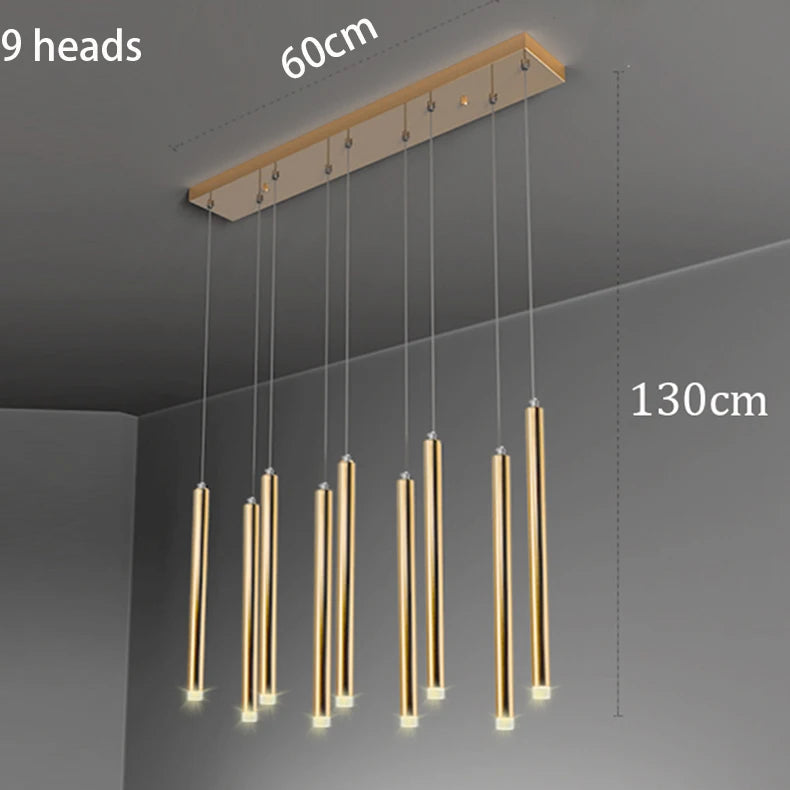 Modern LED Sputnik Chandelier – Smart Dimmable, 9–33 Heads
