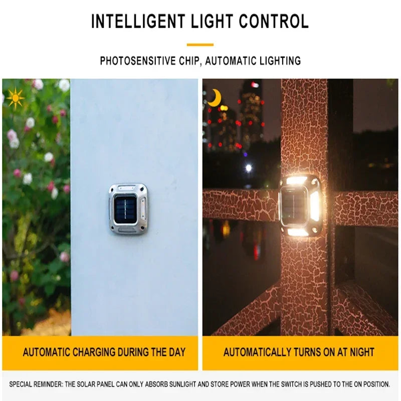 Solar Ground & Step Light – IP65 Waterproof Driveway & Pathway Lamp