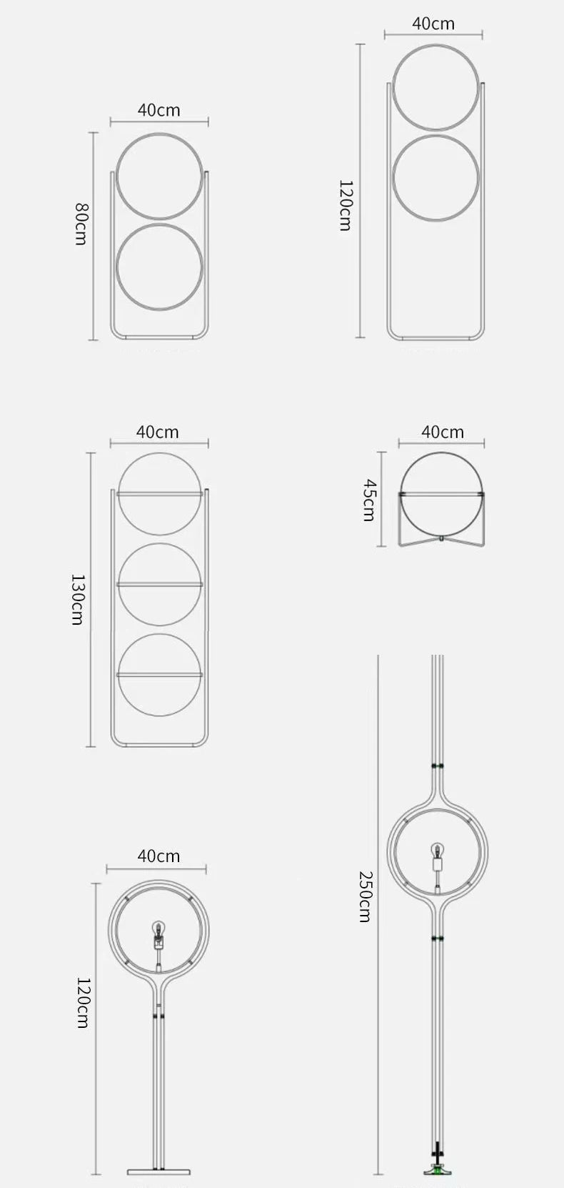 Nordic Acrylic Ball Floor Lamp — Electroplated Chrome LED Standing Light