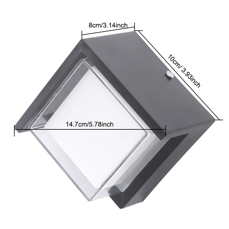 IP65 LED Outdoor Wall Light – Waterproof Porch & Garden Lamp