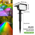 Solar-Landschaftsstrahler | 68–72 LEDs | 3 Modi | IP65
