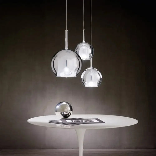 Glass Penta Glo LED Pendant Light – 15, 20 or 25cm | 4 Colours